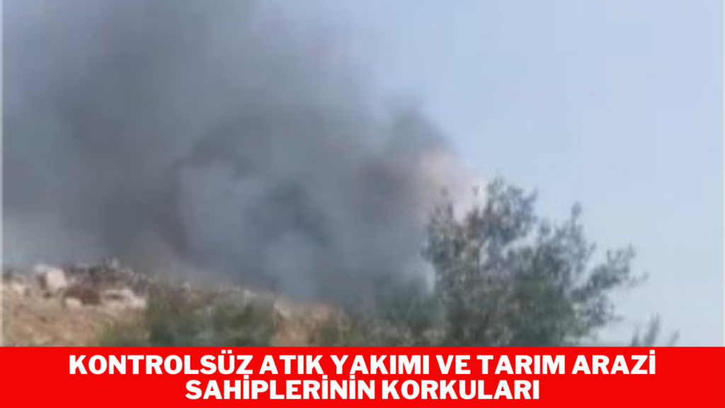 Kontrolsüz Atık Yakımı ve Tarım Arazi Sahiplerinin Korkuları