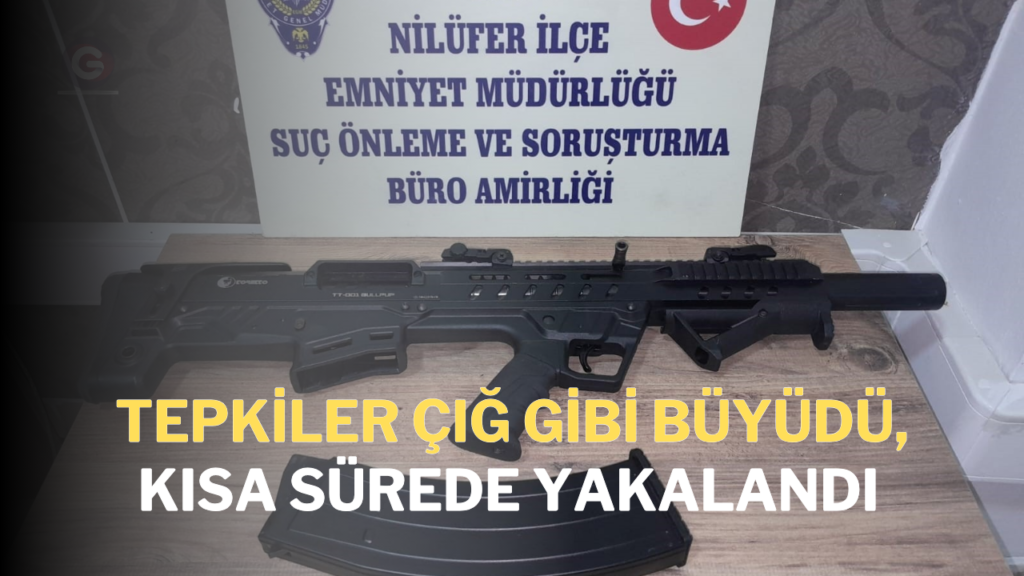 Tepkiler çığ gibi büyüdü, kısa sürede yakalandı