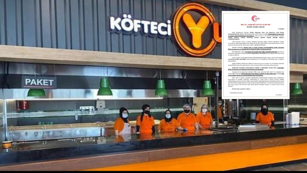 HAK’tan Domuz Eti Skandalına Dair Açıklama: Köfteci Yusuf’un Helal Belgesi Bulunmamaktadır