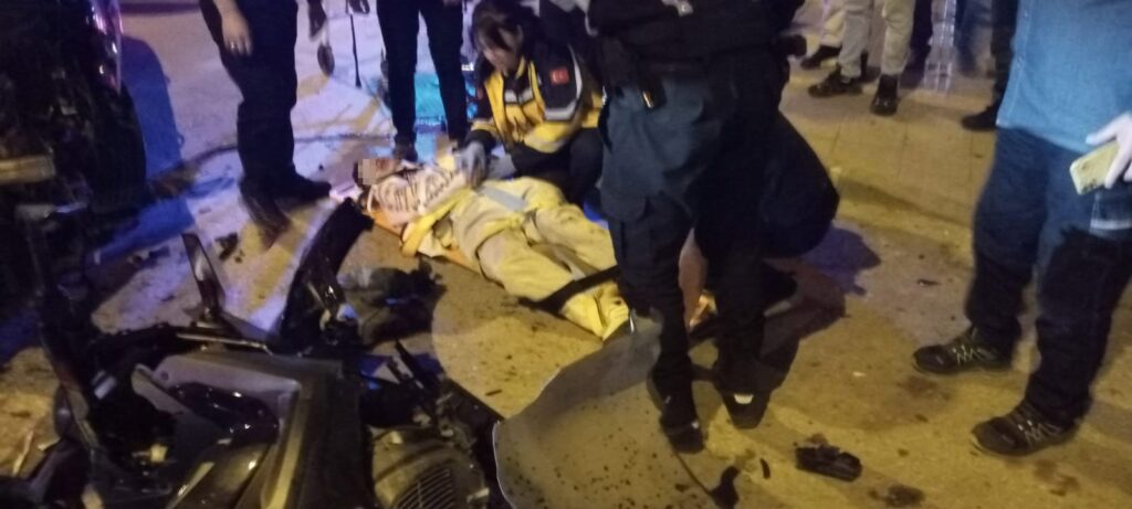 Gemlik’te feci kaza: 1 ağır yaralı