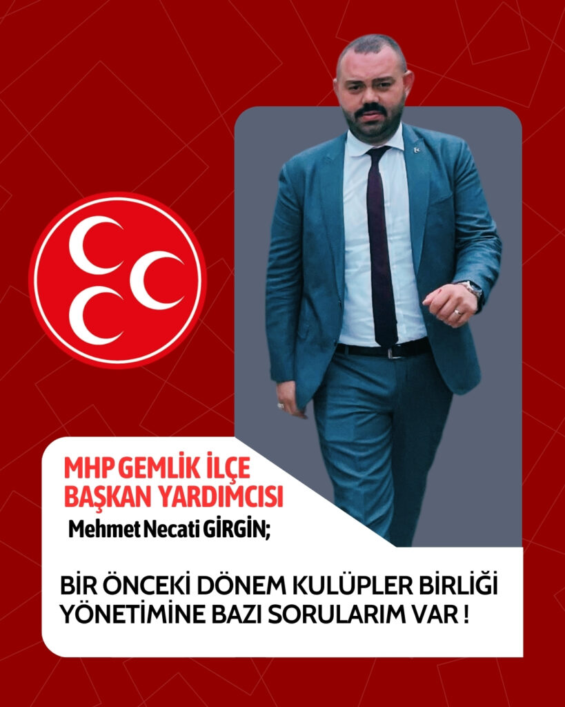 BİR ÖNCEKİ DÖNEM KULÜPLER BİRLİĞİ YÖNETİMİNE BAZI SORULARIM VAR !