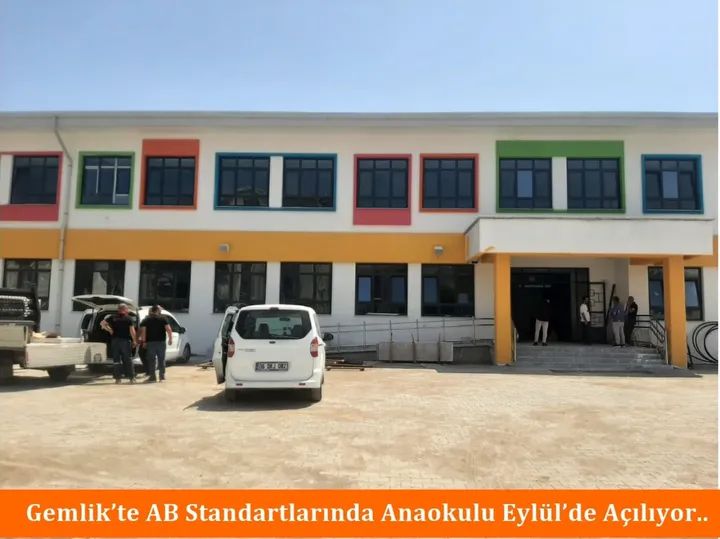 Gemlik’te AB standartlarında Anaokulu Eylül’de Açılıyor