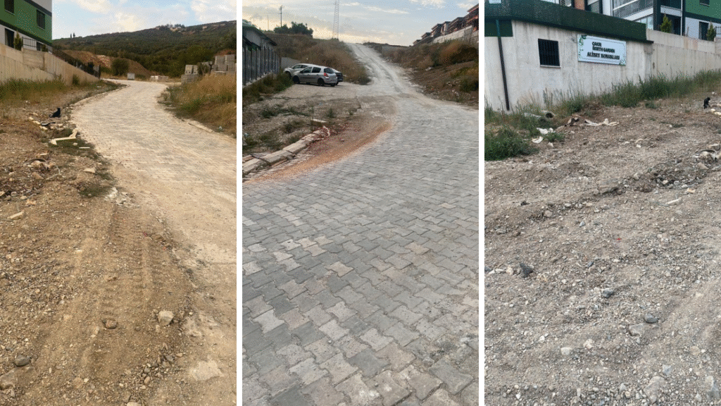 Gemlik’te Kuzey Planları kapsamında yapılan ilk sitelerde oturan vatandaşlar isyan etti.