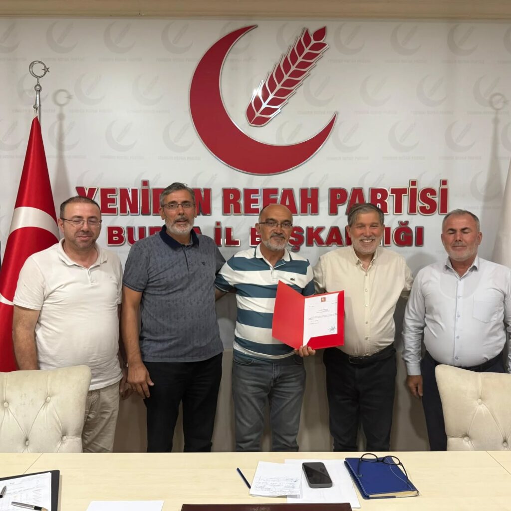 Gemlik’te Yeniden Refah Partisi İlçe Başkanlığına Emin Çakır Atandı