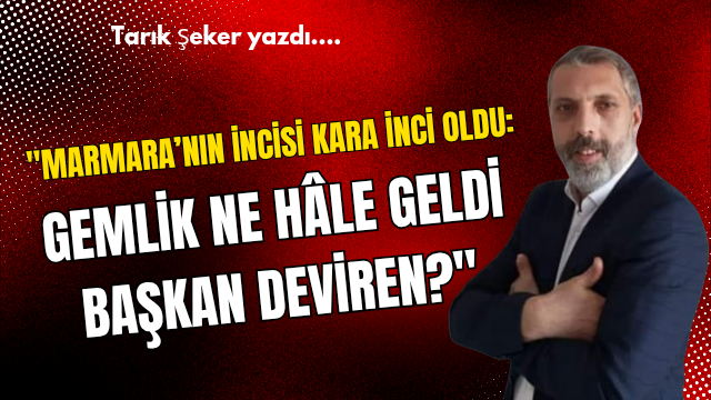 “Marmara’nın İncisi Kara İnci Oldu: Gemlik Ne Hâle Geldi Başkan Deviren?”