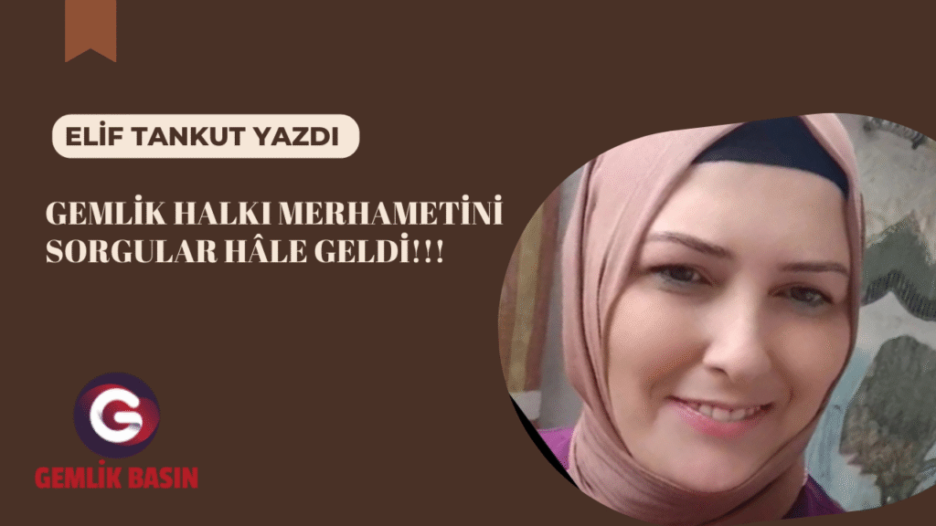 GEMLİK HALKI MERHAMETİNİ SORGULAR HÂLE GELDİ!!!