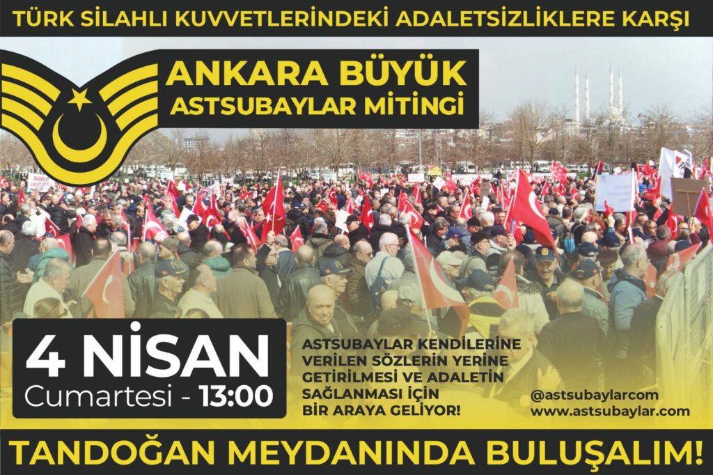 Ankara’da “Büyük Astsubay Mitingi” İçin Geri Sayım