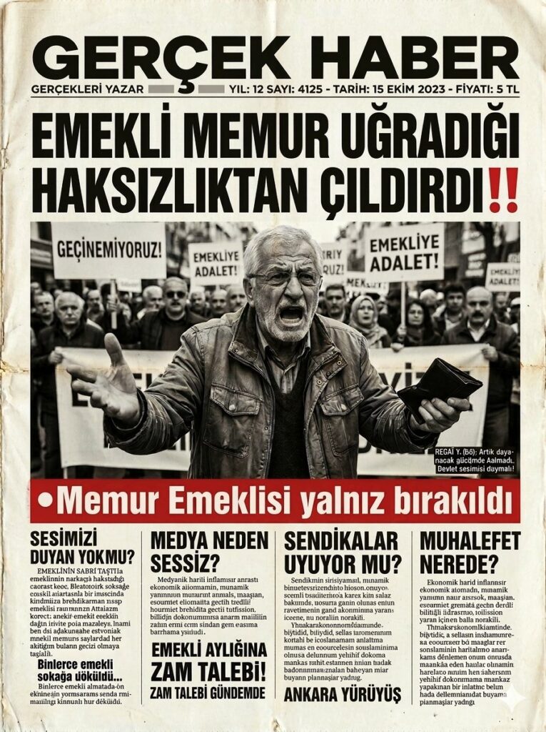 Memur Emeklilerinden Sert Tepki: “34 Aydır Biriken Hakkımızı İstiyoruz”