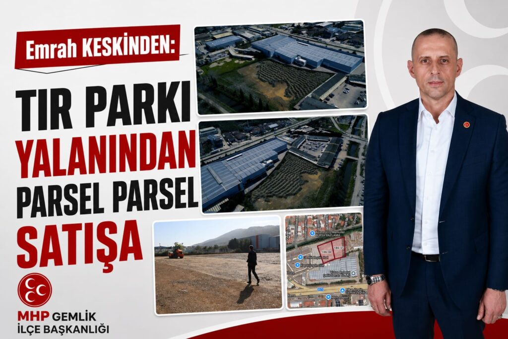 TIR PARKI YALANINDAN PARSEL PARSEL SATIŞA