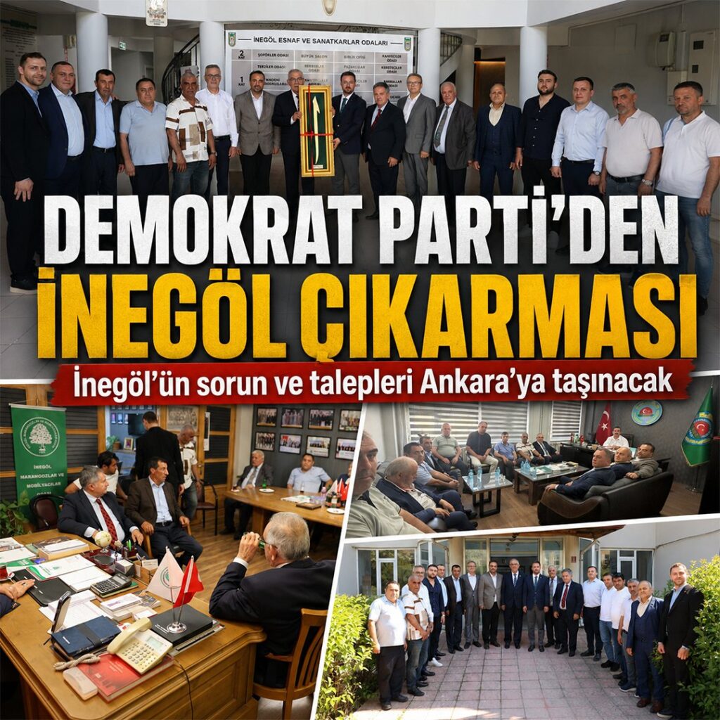 İnegöl’e Demokrat Ziyaret…