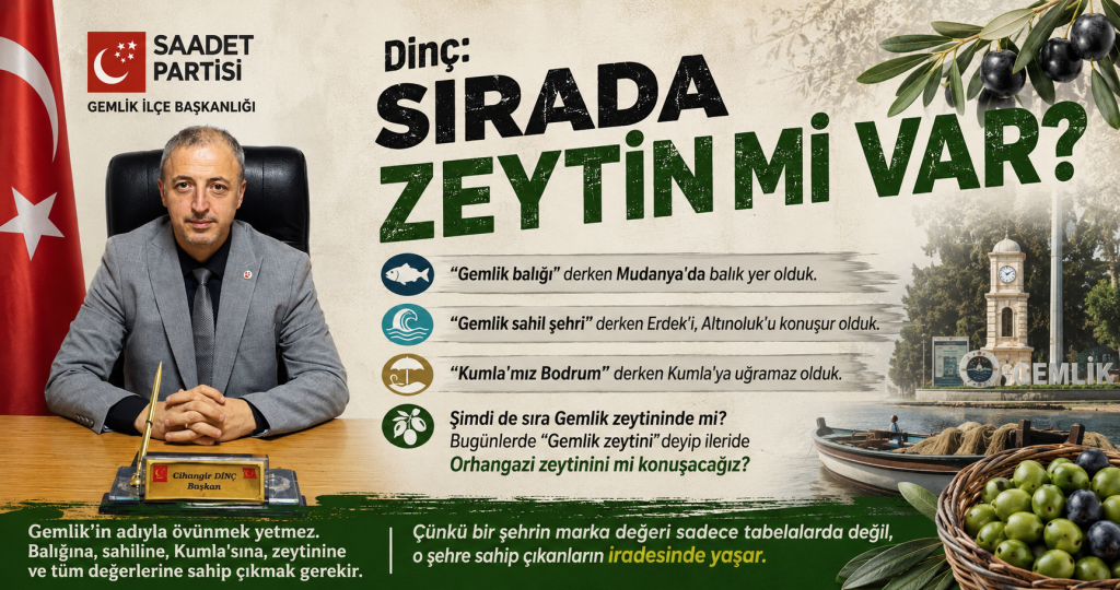Dinç ‘Sırada Zeytin mi Var?’