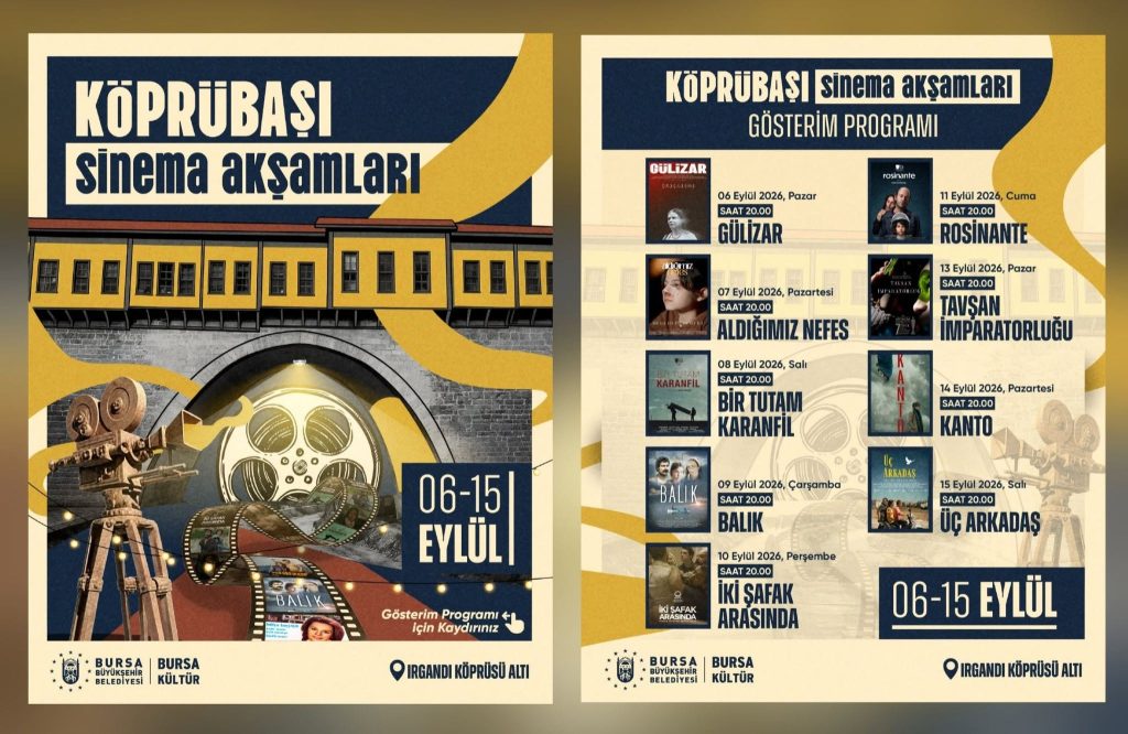 Irgandı Köprüsü’nde sinema keyfi başlıyor