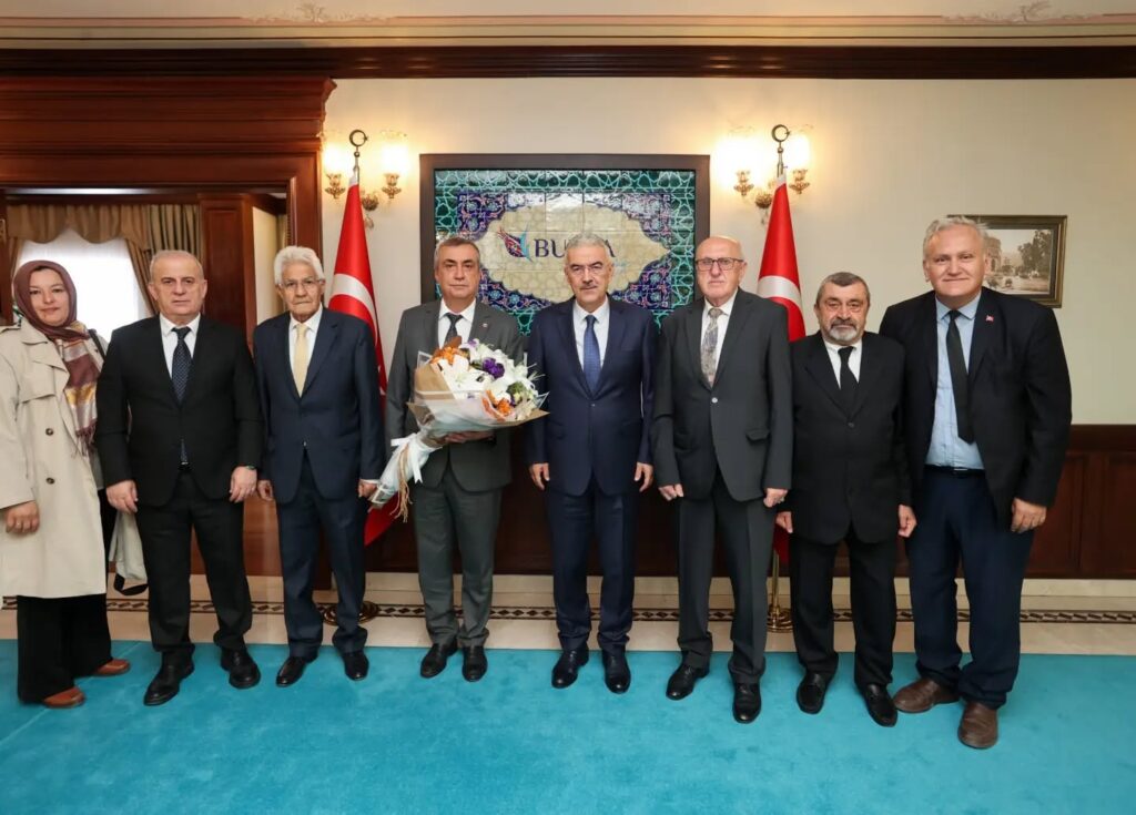Türkiye Emekliler Derneği Bursa Şubesi’nden Vali Ayyıldız’a ziyaret