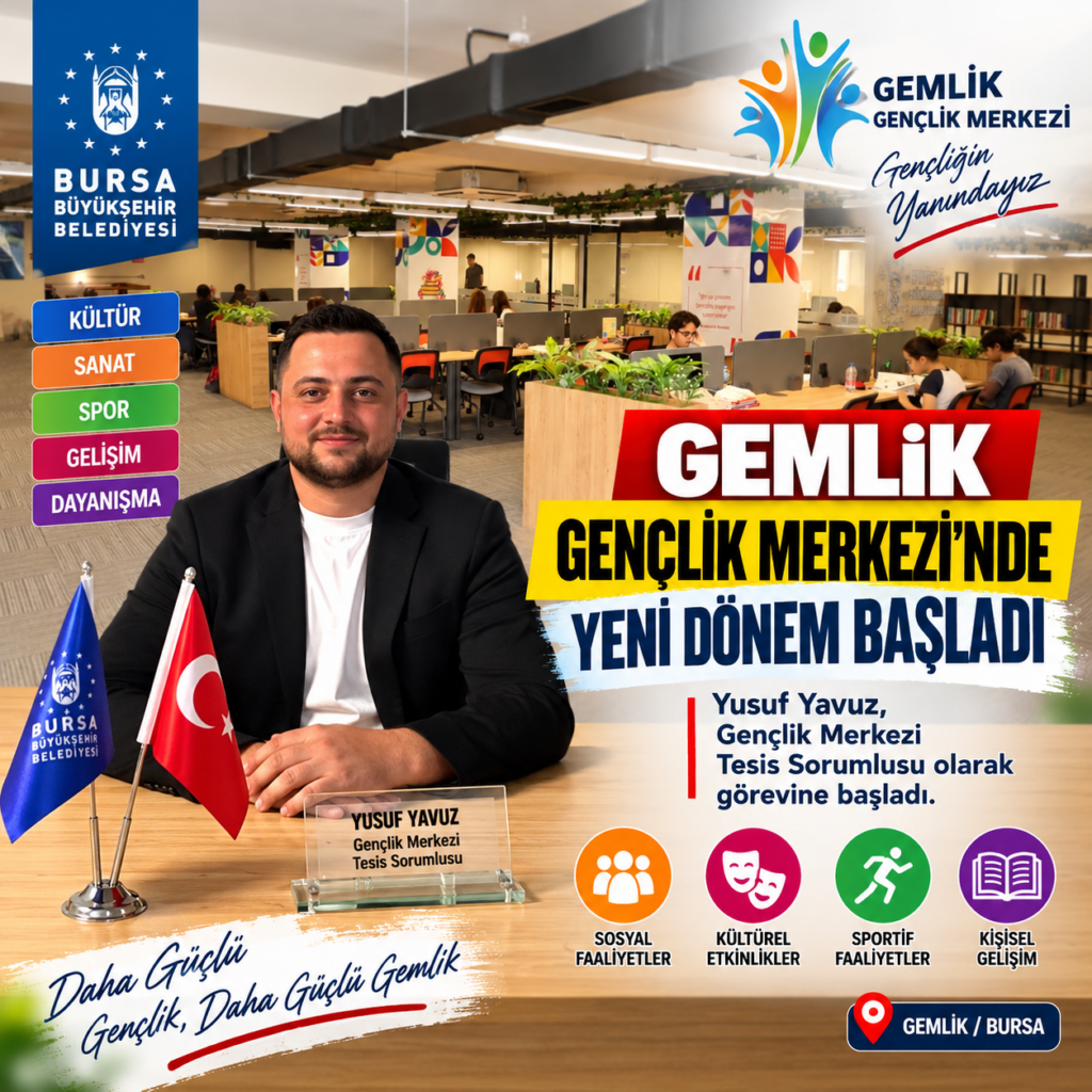 Gemlik Gençlik Merkezi’nde Yeni Dönem Başladı