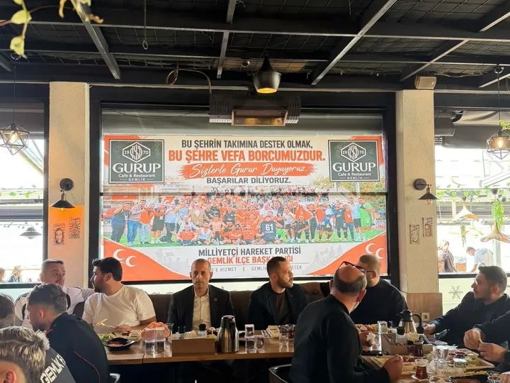 MHP Gemlik’te  Gemlik sumerbey FSK’ya destek kahvaltısı