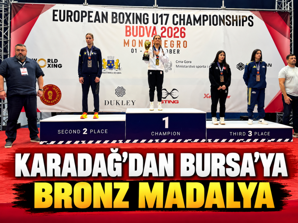 Karadağ’dan Bursa’ya bronz madalya</