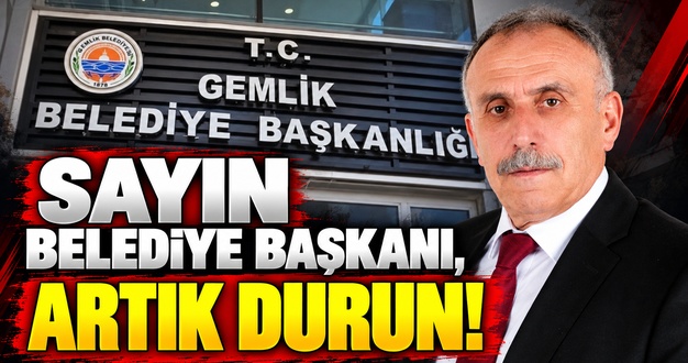 İSMAİL BEKİ’DEN BELEDİYE BAŞKANINA: “ARTIK DURUN!”